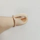 Золоті сережки конго з алмазною гранню - изображение 5