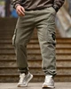Городские карго брюки джоггеры Stone Island зеленые ВТ4711 tactical style XL - изображение 4