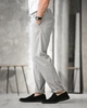 Брюки мужские Old Money серые ТР6865 с подворотом, smart casual 29 - изображение 4