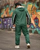 Спортивный костюм мужской RETRO Lacoste зеленый ВТ4681, плащевка краш XL - изображение 8