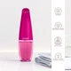 Вакуумний очищувач пор GESKE Aqua-Stream Face Cleanser 8 в 1 апарат для аквапілінгу та зволоження девайс для чистки шкіри проти чорних цяток Малиновий - изображение 3