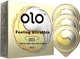 Презервативи OLO 0.01 Iceand Fire Ваніль з термоефектом 3 шт (ROZ6501053487) - зображення 1