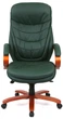 Крісло АКЛАС Валенсія Soft EX MB (Шкіра Lux LC Green/PU Зелений) - зображення 2