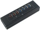 USB-хаб Dynamode DM-UH-P407 Black - зображення 1