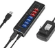 USB-хаб Dynamode DM-UH-P407 Black - зображення 2