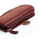 Женский кожаный кошелек Bright DR. BOND WS-239 wine red - изображение 3