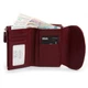 Женский кожаный кошелек Bright DR. BOND WS-239 wine red - изображение 7