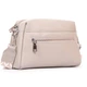 Женская кожаная сумка классическая ALEX RAI 99122 beige - изображение 4