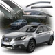 Дефлектори вікон вітровики Benke для Subaru Outback 2015- Хром Молдинг Із Нержавіючої Сталі 3D (BSROB1523-W/S)D - изображение 1