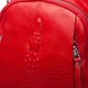Шкіряний жіночий рюкзак ALEX RAI 8907-9 red croco - зображення 4