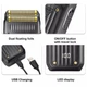 Шейвер VGR мужской беспроводной для бороды электробритва аккумуляторная USB для лица и шеи - изображение 3