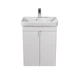 Тумба універсальна МОЙДОДИР SIMPLE WHITE 55-U з умивальником RIVER 55 біла - изображение 1