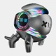Портативная колонка BauTech с RGB подсветкой и часами Чёрный (1016-142-00) - изображение 8