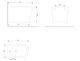 Біде Omnires Tampa підвісне white (TAMPABIBP) (00140520) - изображение 4