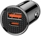 Автомобільний зарядний пристрій Baseus Circular Plastic 30W A+C Black (CCALL-YS01) - изображение 2