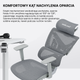 Fotel gamingowy Anda Seat X-Air Mega XL Mesh Ash Gray (AD-WY-01-GGF) - obraz 17