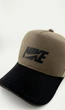 Бейсболка Тракер NIKE із Сіткою, Коричнева з Чорним Козирком, Катон, Ручна Робота (Україна) розмір S (55-56 см) - зображення 3