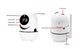 WiFi камера видеонаблюдения AI SHIWOJIA 1080P / 2MP, Tuya Smart Life, поворотная IP камера с датчиком движения, ночное видение - изображение 2
