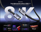 Кабель HDMI 2.1 UGREEN HD171 1 м 48 Гбіт/с, 8K 60Hz / 4K 240Hz, HDR10+, eARC, VRR (чорний) - зображення 4