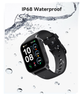 Смарт-часы TOOBUR Smart Watch универсальны для Android и iOS | Фитнес-браслет с звонками, пульсометром, 100 режимов, IP68 - изображение 6