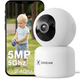 Камера COCOCAM 5MP для дома и животных, Wi-Fi 2.4/5GHz, поворот 355° горизонтально / 95° вертикально, AI обнаружение движения, 24/ - изображение 1