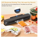 Вакуумный упаковщик для продуктов Vacuum Sealer, автоматический вакууматор для сухих и влажных продуктов, компактная машина для ва - изображение 7