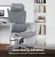 Fotel gamingowy Anda Seat X-Air Mega XL Mesh Ash Gray (AD-WY-01-GGF) - obraz 6