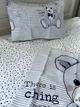 Детский комплект в кроватку Tag Tekstil 100% хлопок Teddy white - изображение 4