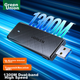 Бездротовий мережевий адаптер UGREEN USB AC1300 без драйверів, настільний WiFi приймач 5G, дводіапазонний гігабітний високошвидкісний, сумісний з комп'ютерами та ноутбуками, універсальний WiFi передавач - изображение 8