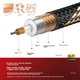 Кабель коаксиальный SKW BG01 цифровой аудио RCA из монокристаллической меди 6N с двойным экраном, 1 м, для телевизора, CD и усилителя - изображение 5