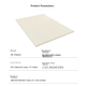 Оригінальний латексний матрац JD Forest Breath, імпортований з Таїланду, 93% натуральний латекс, 70D, подвійний розмір, 180x200x3 см - зображення 8