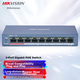 Комутатор HIKVISION DS-3E0109SP некерований 8 портів PoE, для відеоспостереження - зображення 1
