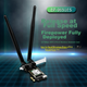 Беспроводная сетевая карта EDUP WiFi 6 для настольных компьютеров, игровая двухдиапазонная сетевая карта AX210 5G PCIe, двухканальный WiFi-приемник WiFi 6 Bluetooth 5.3 EP-9651ES - изображение 4