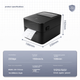 Высокоскоростной термопринтер этикеток Deli DL-888F (НОВЫЙ) для экспресс-доставки, складской логистики и печати документов. Печать этикеток для коммерческого офиса шириной 108 мм без использования клея. Печать штрихкодов. Версия с USB-подключением. - изображение 5
