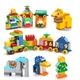 Набор FEELO, совместимый с крупными кубиками LEGO, строительные блоки для мальчиков и девочек, подарок на день рождения для детей, 265 деталей в упаковке. - изображение 7