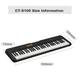 Клавиатура электронная CASIO CTS100 черная 61 клавиша начальный уровень автономная - изображение 6