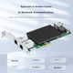 EB-LINK Intel 82576 Chip, PCI-E X4 Gigabit Dual-Port POE Powered Server Network Card, 2 Network Ports, Soft Router ROS Aggregatio - изображение 3