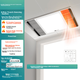 Обогреватель для ванной комнаты NVC Wind And Heat, ультратонкая серия с регулируемой частотой, устройство для стерилизации и вентиляции с постоянным температурным режимом, модель Y417. - изображение 2