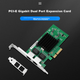 Сетевая карта MOGE PCIE Gigabit Ethernet, два порта питания, встроенная сетевая карта для сервера (1 шт.), карта захвата изображения с промышленной камеры Design Visual, программный маршрутизатор ROS Aggregation, чип Intel 82576 MC2285. - изображение 2
