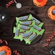 Батончик Снікерс Хелловін Snickers Halloween Ghoulish Green Chocolate Bag Fun Size 274.7г - зображення 4