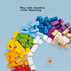 Конструктор Hape Двусторонние строительные блоки с алфавитом и цифрами 100 деталей - изображение 4