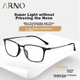 Очки для чтения ARNO FOCUS ON YOUR EYES для мужчин, с высокой четкостью изображения, защитой от синего света, импортной титановой оправой, сверхлегкие и гибкие, для коррекции пресбиопии, модель A1017Q, угол обзора 300 градусов. - изображение 3