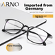 Очки для чтения ARNO FOCUS ON YOUR EYES для мужчин, с высокой четкостью изображения, защитой от синего света, импортной титановой оправой, сверхлегкие и гибкие, для коррекции пресбиопии, модель A1017Q, угол обзора 300 градусов. - изображение 6
