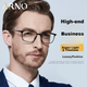 Очки для чтения ARNO FOCUS ON YOUR EYES для мужчин, с высокой четкостью изображения, защитой от синего света, импортной титановой оправой, сверхлегкие и гибкие, для коррекции пресбиопии, модель A1017Q, угол обзора 300 градусов. - изображение 9