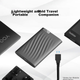 Портативний жорсткий диск Lenovo 1 ТБ, інтерфейс USB 3.0 F309Pro, 2,5-дюймовий, механічний жорсткий диск, тонкий та портативний, високошвидкісна передача даних, повністю металевий, зовнішній жорсткий диск для ноутбуків - зображення 1