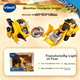 Детская игрушка VTech: трансформирующийся динозавр-хранитель Трицератопс, строительная техника, для детей 3-8 лет, подарок на праздник для мальчиков. - изображение 2