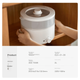 Электрическая мультиварка Olayks Instant Electric Cooking Pot, небольшая электрическая кастрюля для общежития, многофункциональная кастрюля для приготовления на пару, варки, жарки и обжаривания, 2 л. - изображение 10