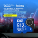 Карта пам'яті DM microSDXC 512GB Class 10 UHS-I U3 V30 A1 - зображення 2