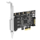 Настольная 4-портовая последовательная карта MOGE, преобразователь PCIe в RS232, карта COM-порта с питанием 5 В/12 В для конкретного банка, MC2340 - изображение 1