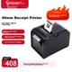 Термопринтер чеків Gprinter GP-D801, 80 мм, USB + мережевий порт + мережа 2.4G, принтер для друку замовлень на рецепції/на кухні, настінний, з автоматичним різанням паперу - изображение 1